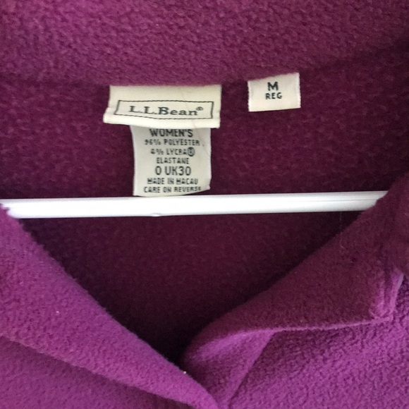 L.L. Bean fleece blazer - Picture 2 of 4